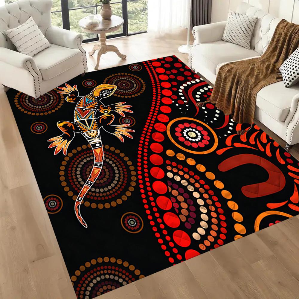 African Wildlife Celebration Floor Mats for Living Room, Bedroom and Room Decoration Are Suitable for Gifts.
