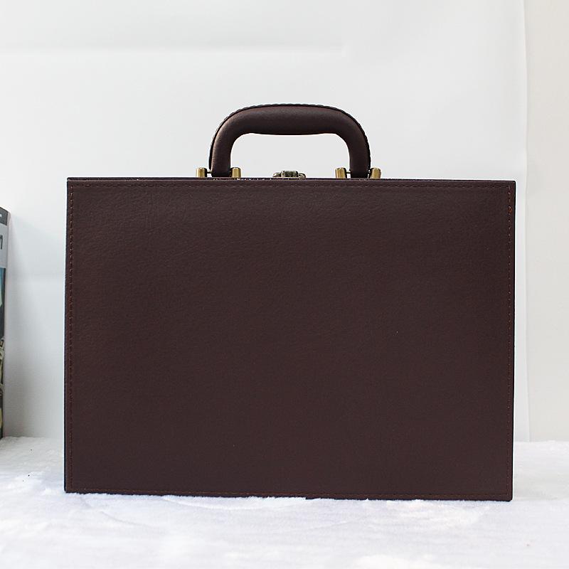 Handheld Gift Box, Vintage Multi-color Leather Hand-held Storage Box, Decorative Gift Box, Storage Box