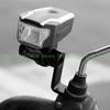 652F Motorcycle Rearview Mirror Mount Extender Bracket Clamp Cellphone Holder Lever