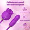 Rose Sucking Vibrator | 2-in-1 Clit TongueLicker & G-Spot Stimulator | Multi-Stimulation Adult Toy for Women & Couples