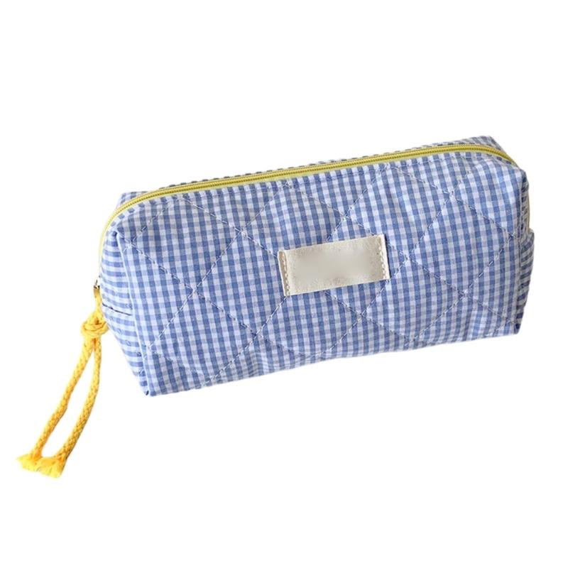 Pencil Case 7.5x3.5x2.4In for Student Girl Women Large Pen Bag Zippered Pen Pouches Travel Cosmetic Storage Bag
