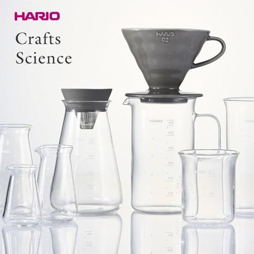 HARIO Conical Tea Pitcher Crafts Science Practical Capacity 500ml Teapot Simple CTP-500-GR