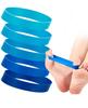 5-stufiges TPE Fuß-Widerstandsband-Set mit Aufbewahrungstasche Zehen-Übungsband für Plantarfasziitis Yoga Workout