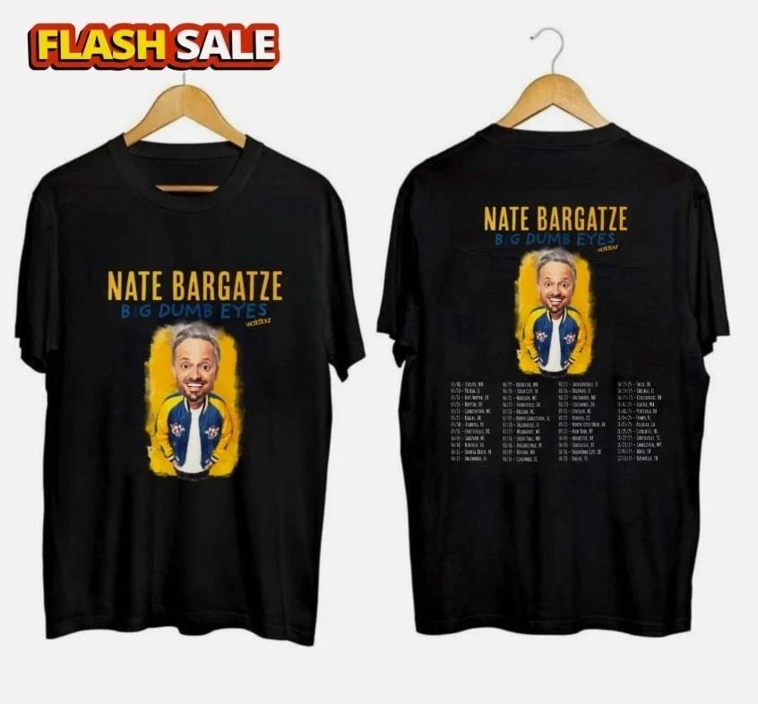 ГОРЯЧАЯ НОВИНКА Футболка Nate Bargatze Tour 2025 Унисекс Все размеры S-5XL Унисекс Футболка L