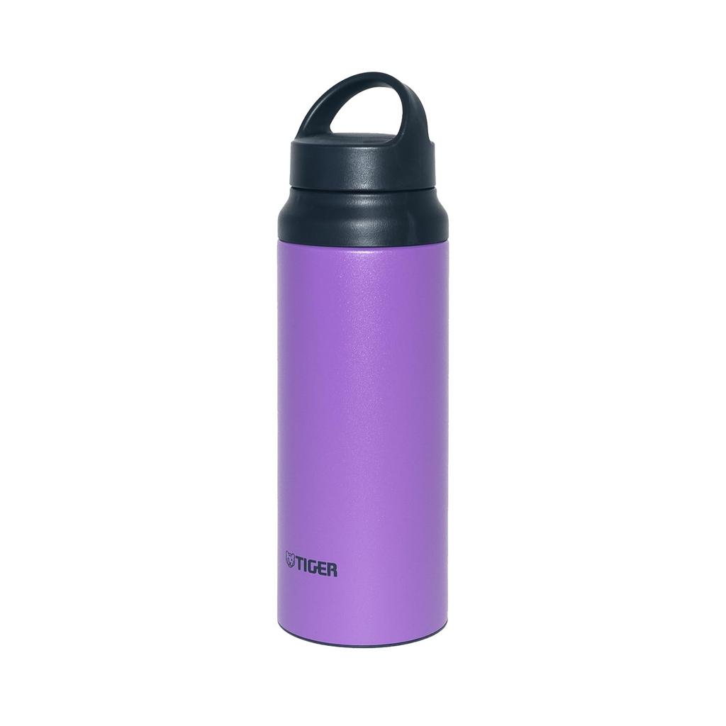 [WEB EXCLUSIVE] Tiger Thermos (TIGER) 600ml Water Bottle with Handle, Lightweight Stainless Steel Bottle, Outdoor, Purple, MCZ-N060P