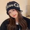 New Style Slouchy Fashion Winter Hats Trendy Beanies Cap For Women Streetwear Dandy Hat With Drawstring Winter Knitted Hats