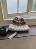 Women's Fair Isle Knitted Wool Hat: Warm, Versatile, Casual Ear Protection for Cold Weather
