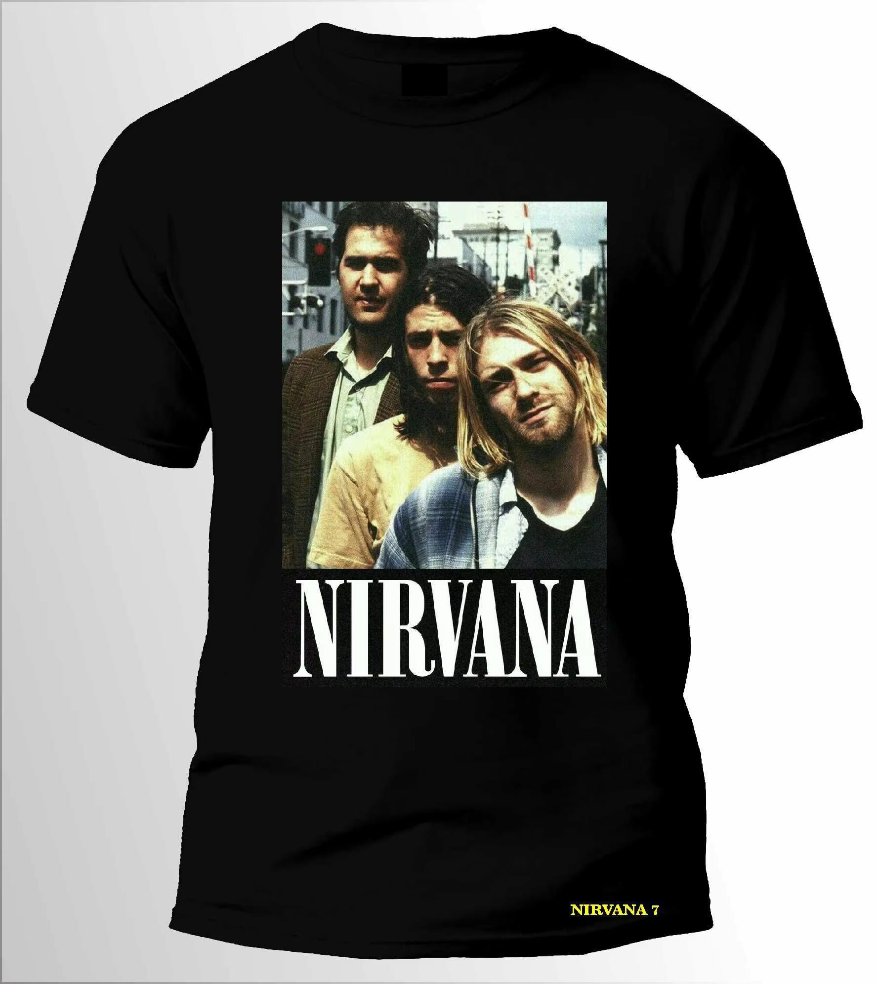 2026 New Kaos Band Nirvana TShirt Band Metal Rock Kaos Musik Premium Distro Bahan Dewasa Unisex Kaos Viral Unisex 2XL