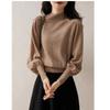 Autumn and Winter Multi-color Croissant Sleeve Knitted Sweater Women's Spring and Autumn New Sweater Bottoming Shirt