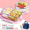 Zhishi Heated Insulated Glass Lunch Box