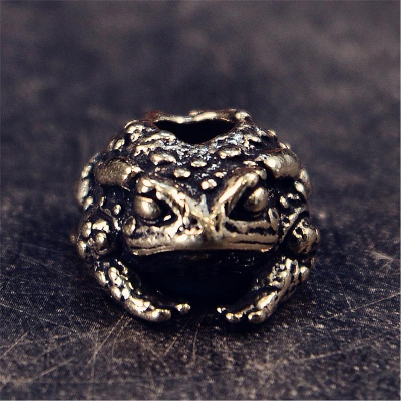 Unique Toads Metal Beads Pendant for Paracord and DIY Enthusiasts Jewelry Making Paracord Bead