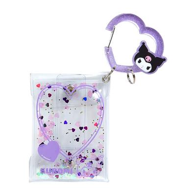 Sanrio Carabiner Clear Character Grand Prix 3rd Colorful Heart Kuromi 432270 Pouch, Edition, Series, (Kuromi-chan), Character,