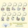 10Pcs Cartoon Dental Tooth Shape Model Simulation Keychain Keyring Dental Clinic Gift Kids Pendant