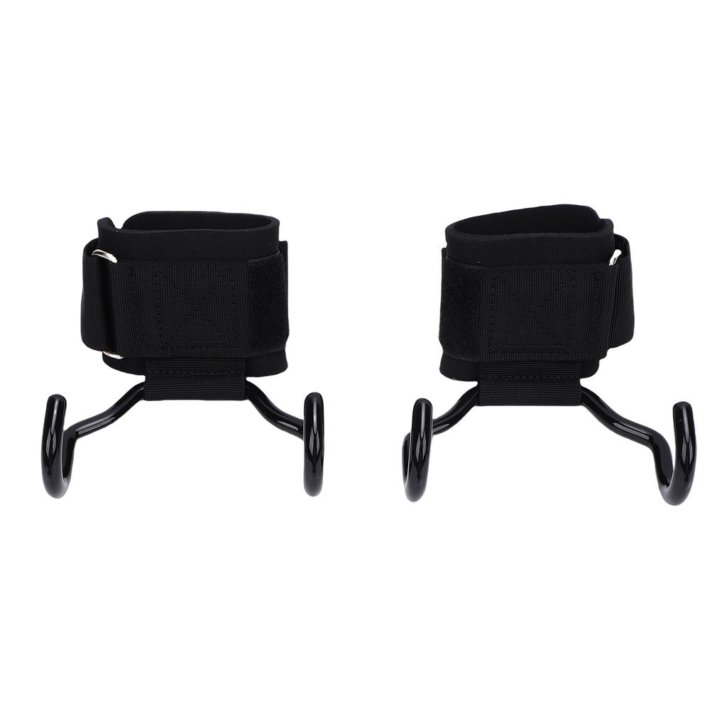 1 Pair Weight Lifting Hooks Adjustable Men Women Wrist Strap Multi Functional for Gym Pull Ups Deadlifts Strength