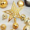 45pcs Exquisite Electroplated Christmas Hanging Balls Xmas Tree Ornaments  Indoor Outdoor Decoration