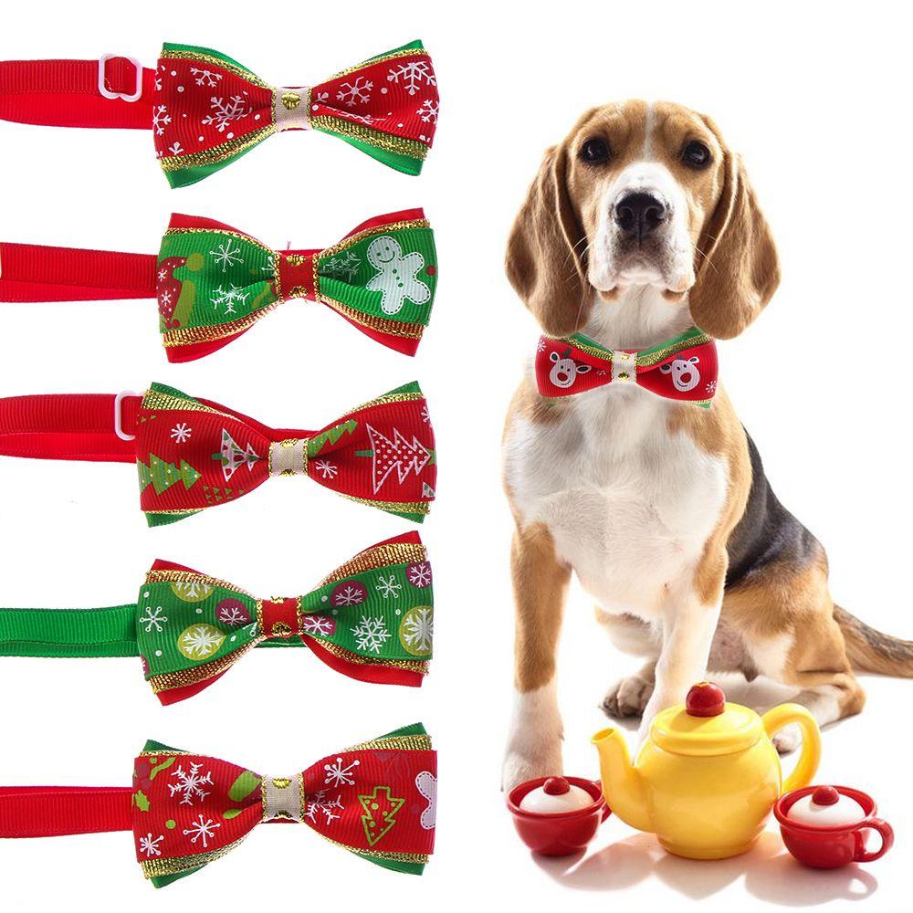 

New Grooming Adjustable Pet Christmas Necktie Bowknot Collar Cat Choker Dog Bow Tie