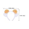 [FOMIYES] 3 Cute Goat Ear Headbands, Plush Sheep Horn Headbands for Birthday Parties and Halloween, Suitable for Kids and Adults, Fashionable and