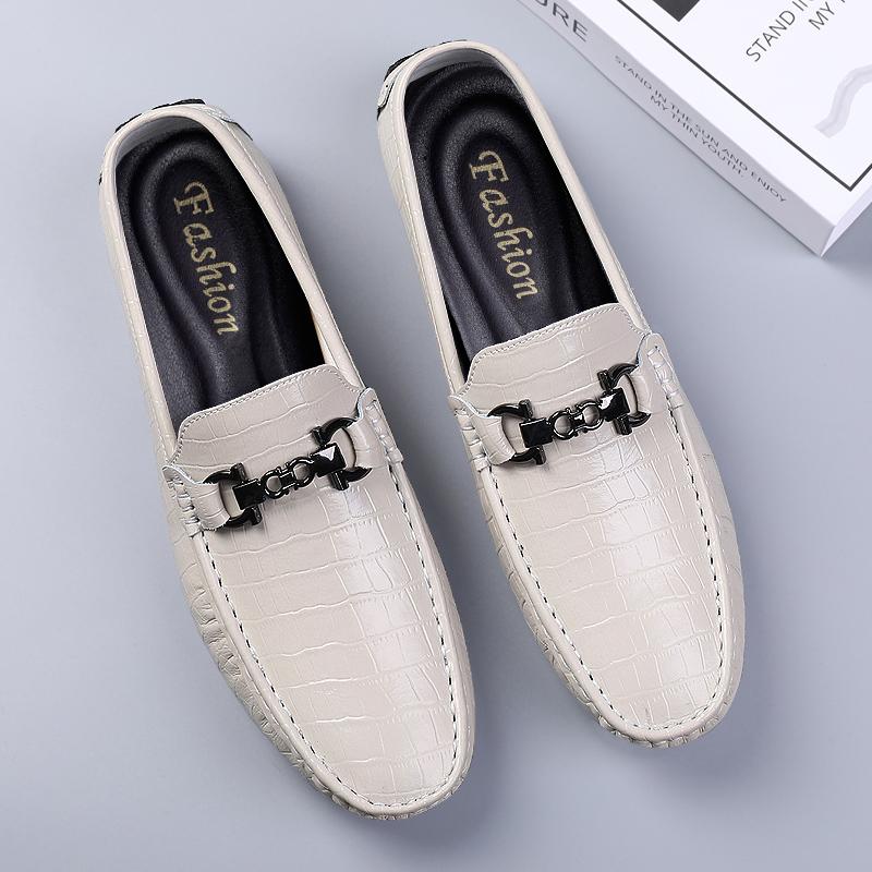 37~47 Designer 100% Calfskin Genuine Leather Dress Shoes 2025 Men's Fashion Moccasins Wedding Party Loafers Oxford Shoes for Men