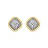 Earrings - LUXENTER - Risseli - 18k Gold Plated - White Zircon - Woman