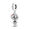 Fête d'Halloween Cuivre Lumineux Squelette Fantôme Citrouille Sorcière Magique Breloque Perle Pendentif DIY Bracelets Festival Bijoux Cadeau
