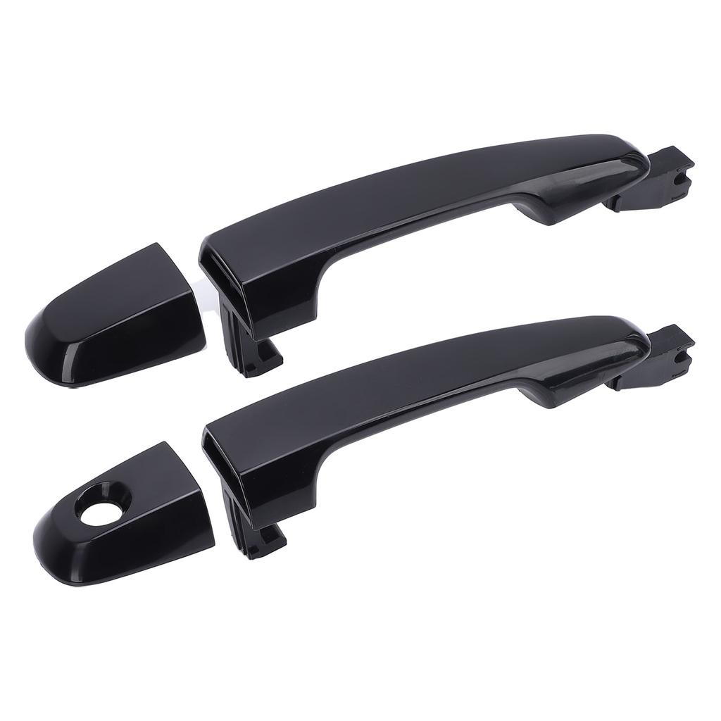 Outer Door Handle Comfortable Grip Black Scratch Resistant Exterior Door Pull Handle Replacement for