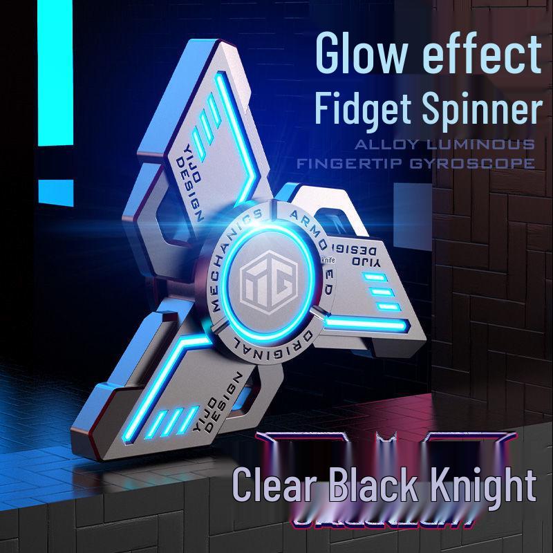 Limitierte Edition Luminous Black Tech Spinner: Stressabbau-Spielzeug für Schüler und Jungen