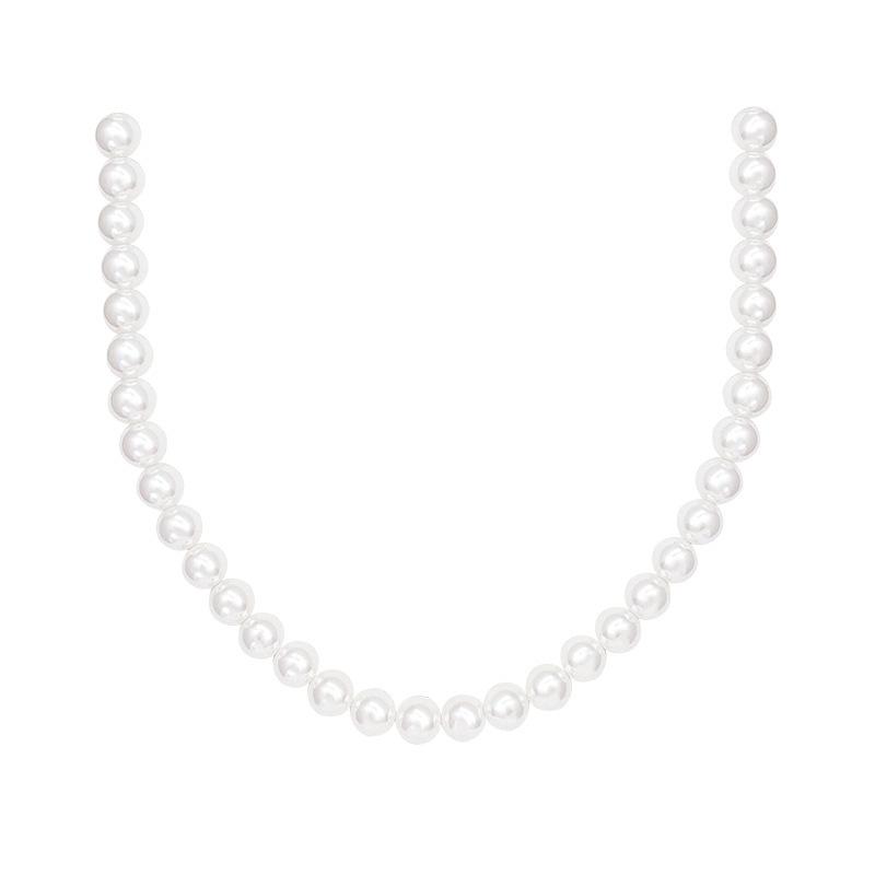 S Home Australia White Extremely Fine Pearl Necklace Women's Light Luxury Niche Temperament Beaded Clavicle Chain with Jewelry