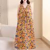 Summer Women's Summer Dress Casual Sleeveless Long Dresses Plus Size Woman Clothing