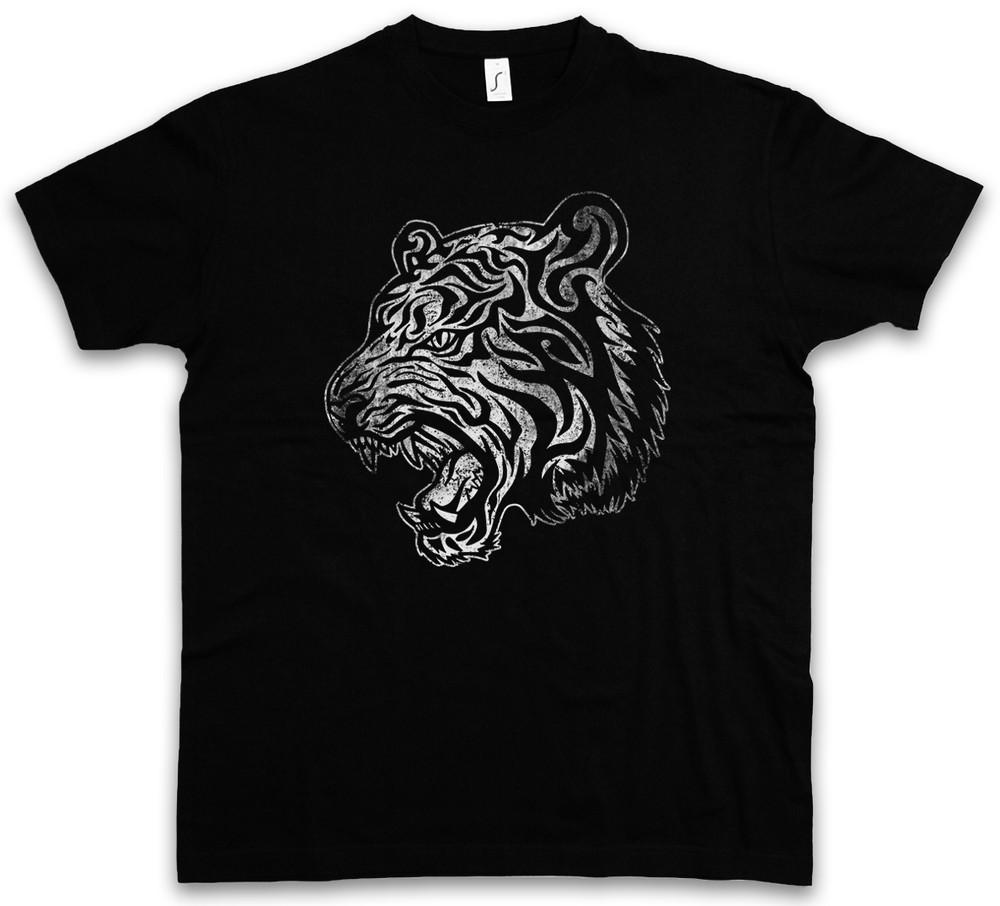 TRIBAL TIGER II T-SHIRT Celtic Celts Religion Symbol Culture Tattoo Art