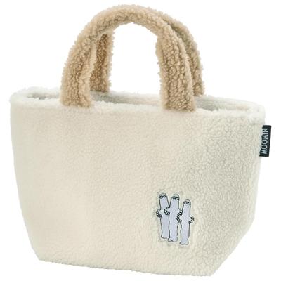 Skater Mumin Lunchtasche mit weichem Boa 30cm x 12cm x 18cm x x KOB2-A Stoff, (12" 4" 7").