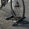 Indoor Outdoor Bike Rack Adjustable Parking Stand Heavy Duty Garage MTB Mountain Portable Road Bicycle Display Floor Fits 16-29-Inch Bicycles
