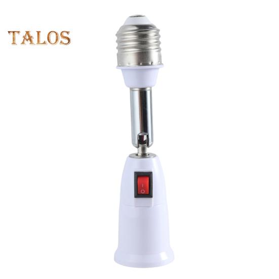 

E27 Адаптер-удлинитель для патрона лампочки, универсальный, простой в установке, сгибаемый на 180 градусов, регулируемый патрон лампы белый