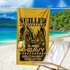 Ultra-Soft Beach Towel with Excavator Theme,Ideal for Pool - Camping, Diving - Perfect Travel Essential, Vibrant Beach Towel.