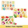 Montessori Cognitive Animal & Transport Puzzle Board for Kids