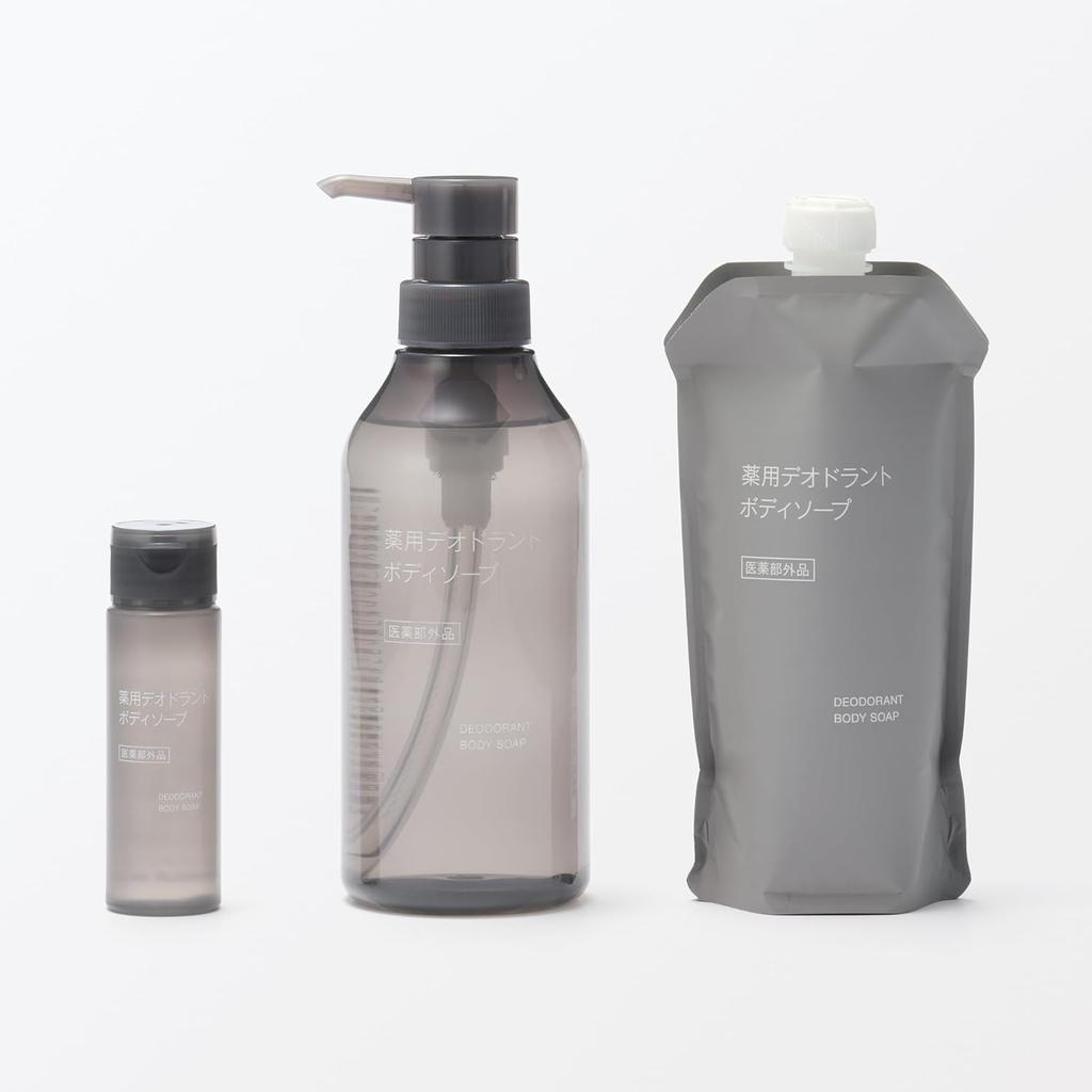 MUJI Medicated Deodorant Body Soap 340mL 83993276 (Refill)