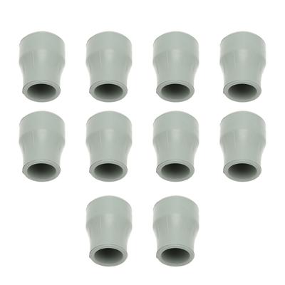 10 pezzi di punte di ricambio in gomma per stampelle, antiscivolo, con diametro interno di 22 mm
