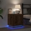 Nightstand 2 pcs Reclaimed Wood Look 44 x 34.5 x 45 cm Engineered Wood