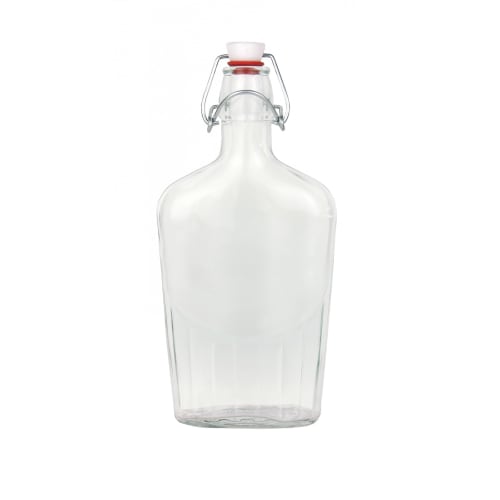 Bormioli Rocco Fiaschetta Bottle, 0.5L, 3.89130 (35820), Italy, RBR5002