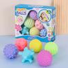6Pcs Baby Toys Sensory Balls For Children Textured Hand Touch Ball Soft Massage Ball Infant Rattle Senses Toys Educational Bath