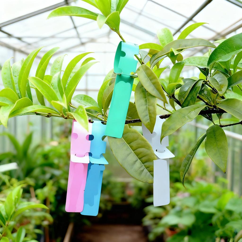 100PCS Pallets To Mark Plants Plastic Labels Plant Name Tag Ring Garden Sign Tags for Garden Plant Identification ZWBQP02