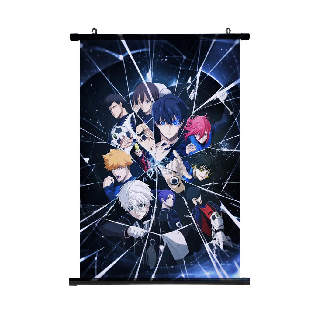 Anime Blue Lock Svitkový Plakát Isagi Yoichi Nagi Seishiro Umělecká Malba Závěsný Plakát Dětské Pokoje Samolepka na Zeď