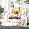 Mbappé Customize Text Blanket Throw Customizable Blanket Durable Comfort Perfect for Bedding Chair Livingroom Sofa All-Season Use