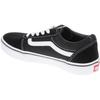 Vans Ward Canvas Simple Comfortable Low Top Kids Skate Shoes Kids Sneakers Black White VN0A38J9IJU1
