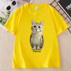 Meowl Cat Owl Tshirt Cute Cat Graphic Tee Unisex Casual Cotton Printed Short Sleeve T Shirt Crewneck Printed Tshirts