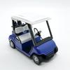1:20 Maßstab Miniatur Metall Golfwagen Repliken Modell mit Schlägern Kuchenaufsätze Dekorative Ornament für Heim- Büro-Ausstellung