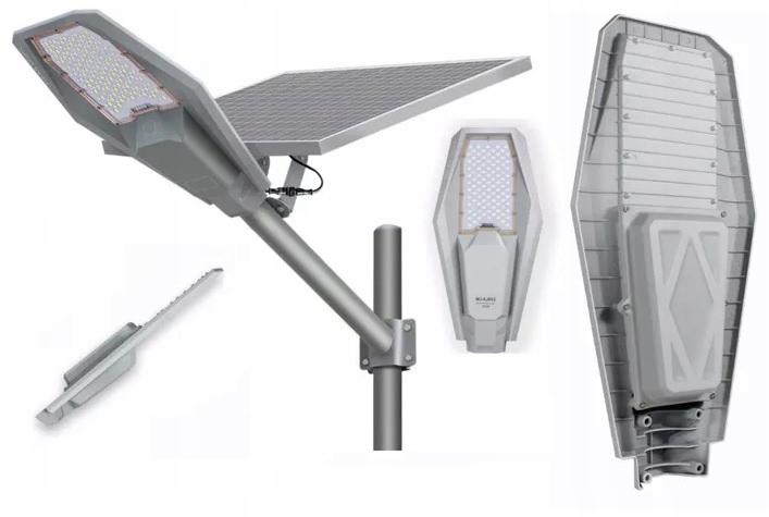 Led Solar Street Lamp 1200W 40Ah With Twilight Motion Sensor Lantern