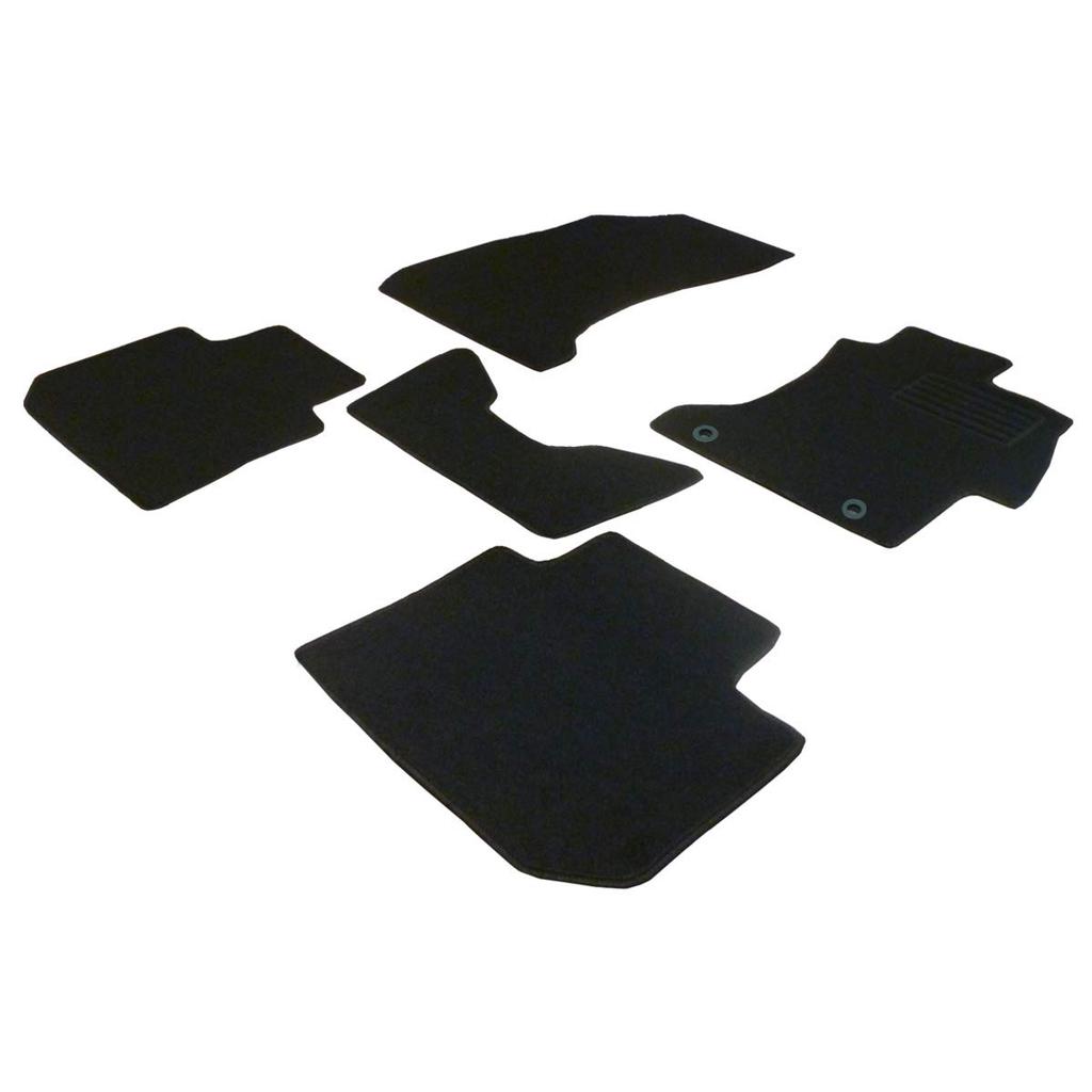 Fenice Car Floor Made in Japan Levorg VM Compatible with Subaru Dial Stays in Place Accessories Mats, (Subaru Series), Hooks, Black, Non-Slip,