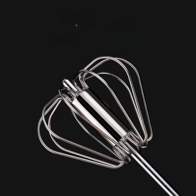 Stainless Egg Beater Semi-Automatic Egg Tools Manual Mixer for Egg Stiring Cream Whisk Baking Tools Kitchen Accessories