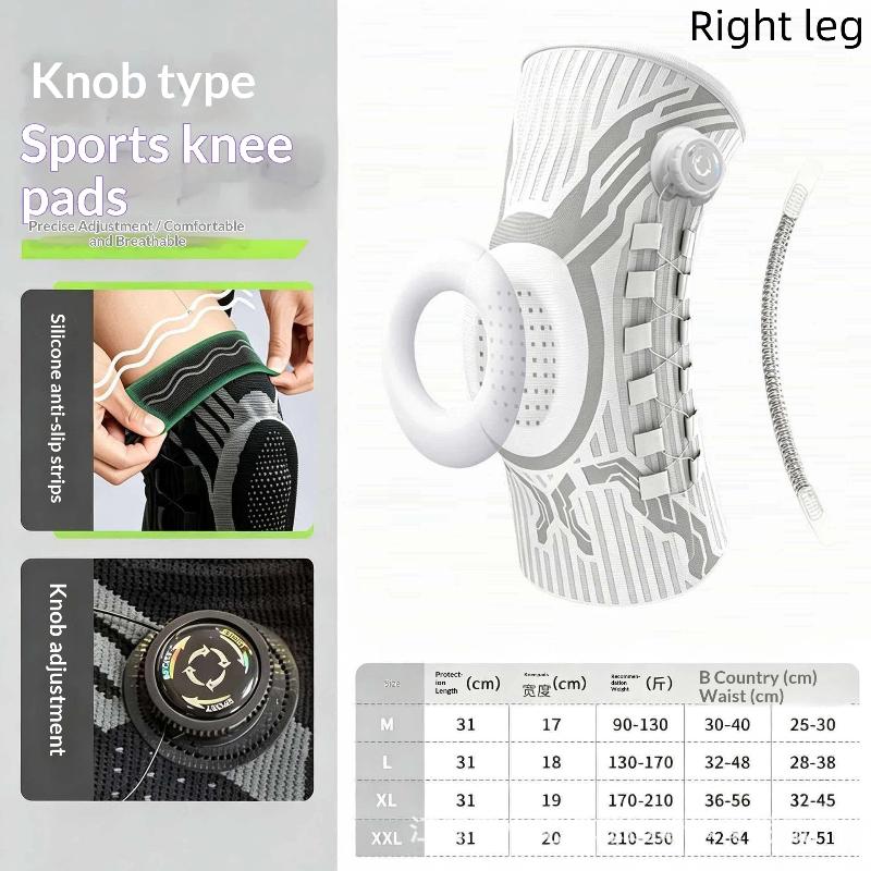 Smart Knob Knee Brace Lateral Stabilizer Patella Gel Pad Compression Support for Meniscus Tear Pain Relief