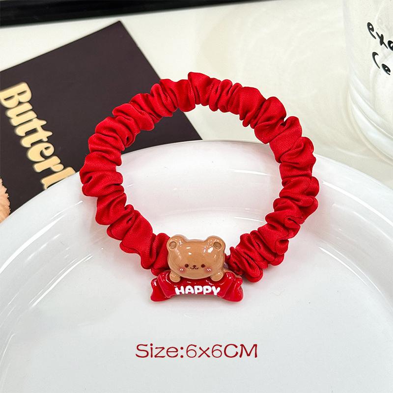 

Милый мультфильм Рождество Высокая эластичная веревка для волос для женщин и девочек Милые универсальные повязки для волос Kawaii аксессуары для волос Подарки